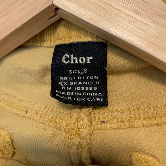 Mustard yellow corduroy pants - Picture 4 of 4